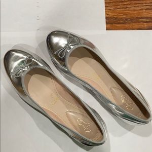 Clark’s Women’s Silver Flats.